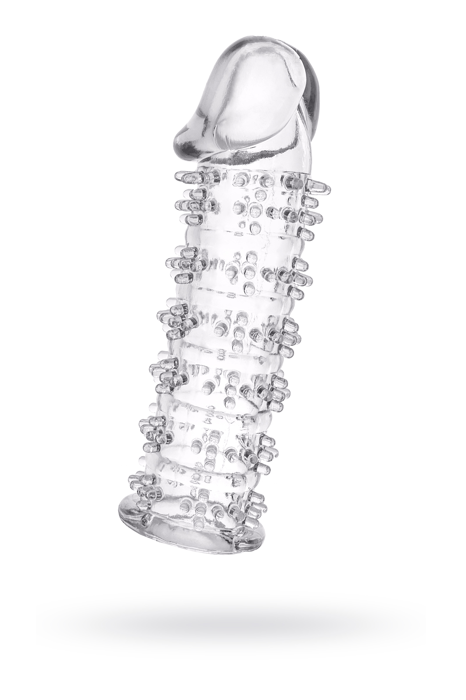 Насадка гелевая Toyfa, Прозрачная, 12 см, Ø 3