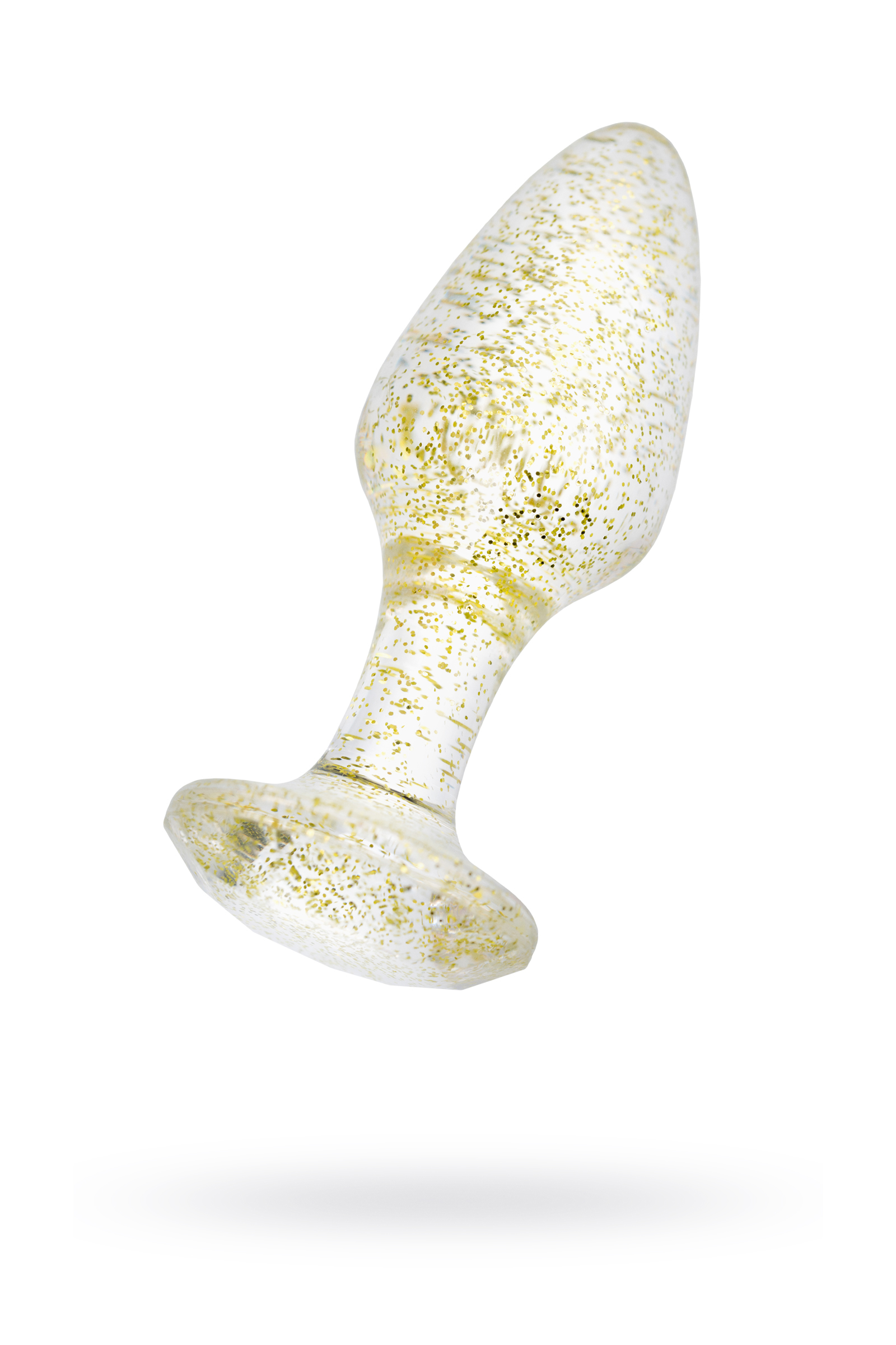 Анальная втулка TOYFA, акрил, золотистая, 8 см, Ø 2,8 см