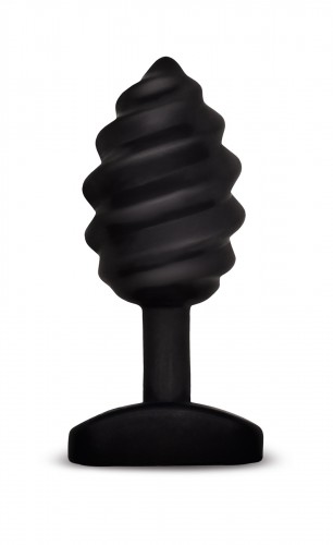 Вибровтулка анальная витая  Fun Gplug Twist - Mystic Noir 