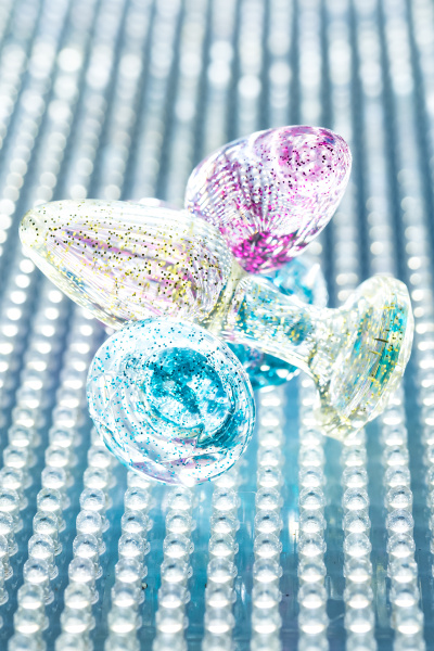 Анальная втулка TOYFA, акрил, золотистая, 8 см, Ø 2,8 см