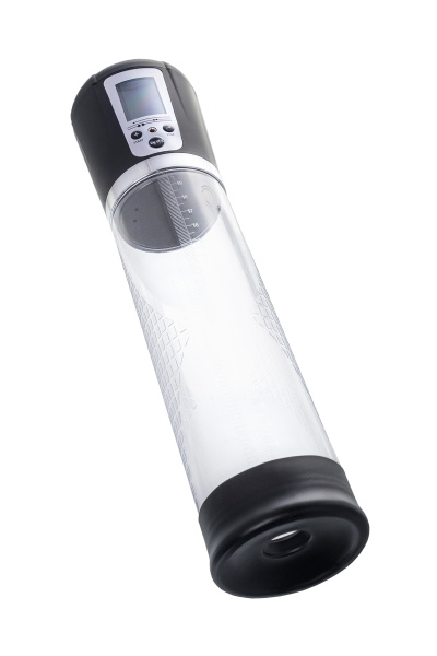 Автоматическая помпа для пениса Sexus Men Expert Alrik, ABS-пластик, черная, 29 см