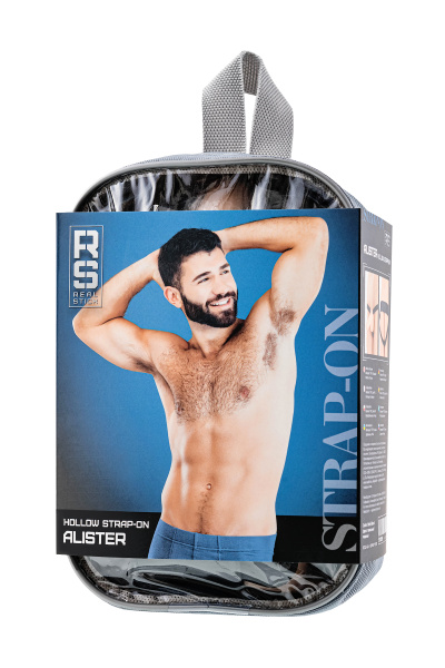 Фаллопротез RealStick Strap-On Alister, TPE, телесный, 15 см