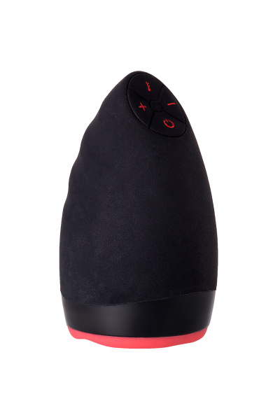 Мастурбатор перезаряжаемый   EROTIST LAVA с подогревом, силикон, черный, 13 см