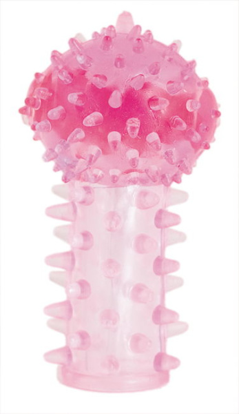 Вибронасадка Toyfa, Розовая, 6,5 см, Ø 2