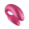 Вибратор для пар WE-VIBE Chorus розовый,силикон,7,8 см.
