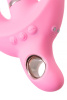 Вибратор c клиторальным стимулятором JOS Twistme, силикон, розовый, 19,5 см