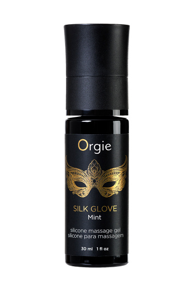 Комплект для эротического массажа  Orgie Pear Lust Massage (силиконовый массажный гель + жемчужное ожерелье), 30 мл