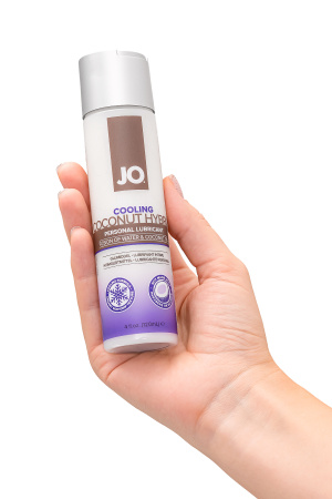 Гибридный лубрикант на основе воды и кокосового масла JO Coconut Hybrid Cooling охлаждающий, 120мл