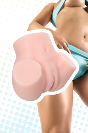 Мастурбатор реалистичный TOYFA Juicy Pussy Adele, TPE, телесный