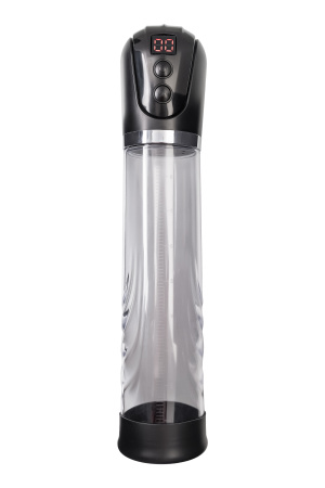 Автоматическая помпа для пениса Sexus men Expert Ivar, ABS-пластик, черная, 32 см