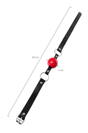 Кляп Anonymo.TPR, красный, 64 см